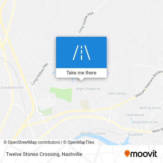 Mapa de Twelve Stones Crossing