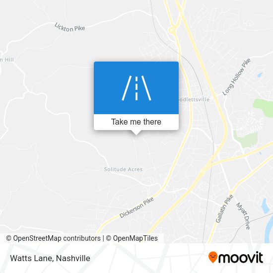 Mapa de Watts Lane