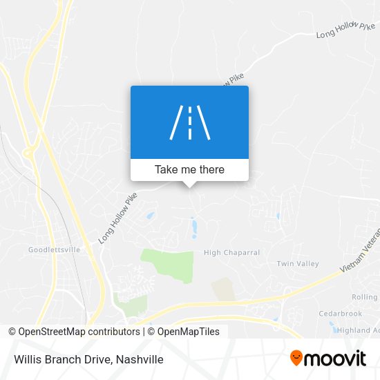 Willis Branch Drive map