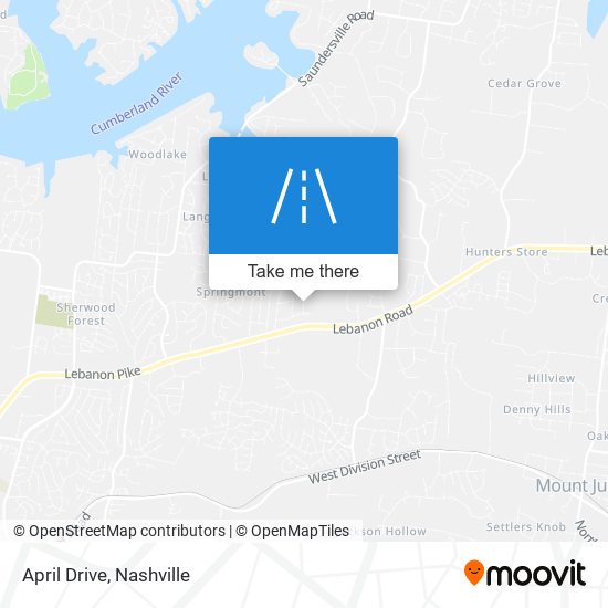Mapa de April Drive