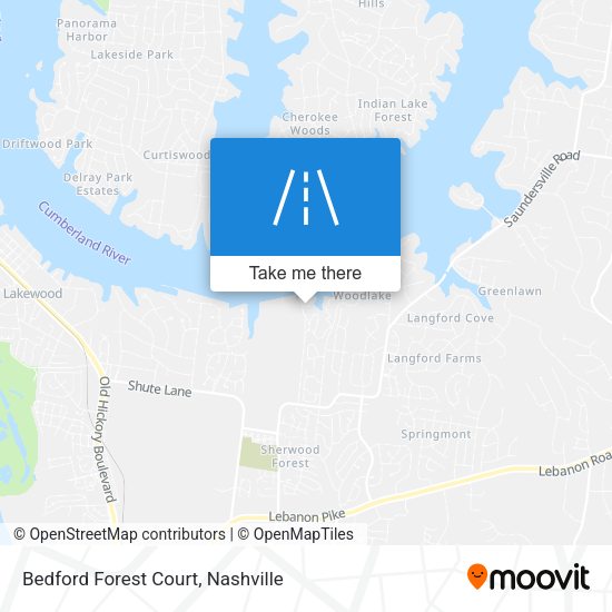Bedford Forest Court map