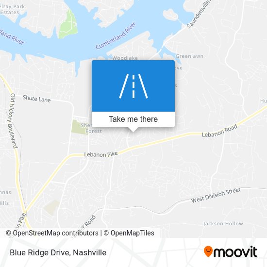 Mapa de Blue Ridge Drive