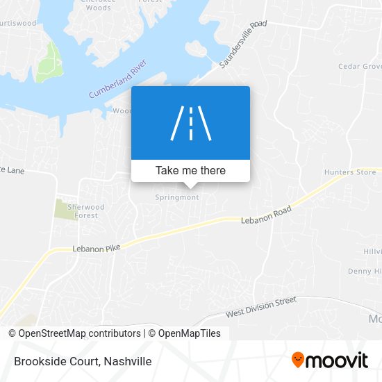 Mapa de Brookside Court
