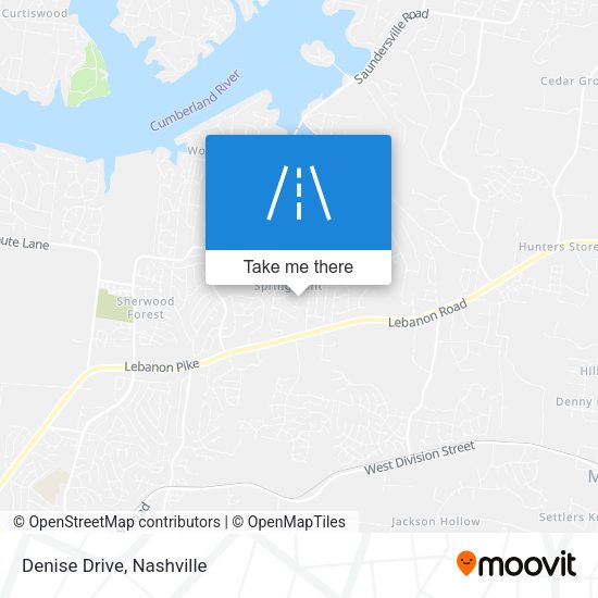 Mapa de Denise Drive