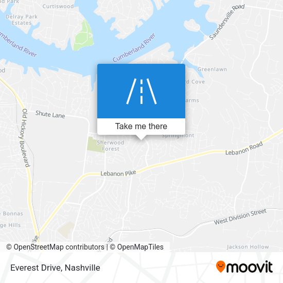 Mapa de Everest Drive