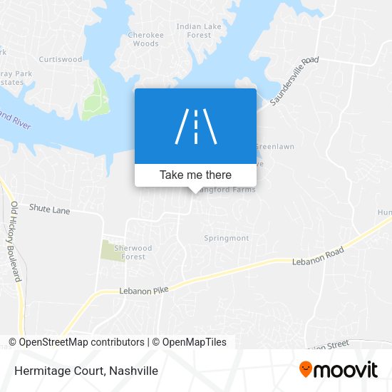 Hermitage Court map