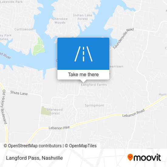 Mapa de Langford Pass