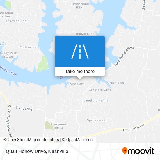 Quail Hollow Drive map