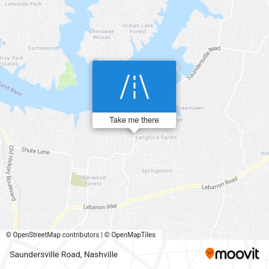 Mapa de Saundersville Road