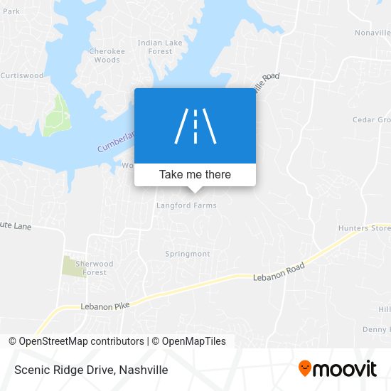 Scenic Ridge Drive map