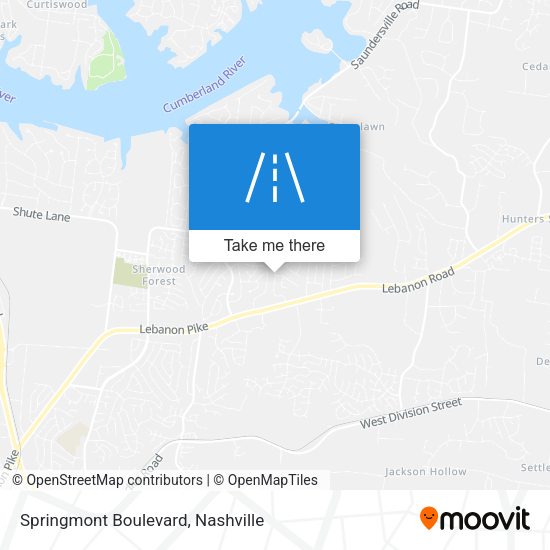 Springmont Boulevard map