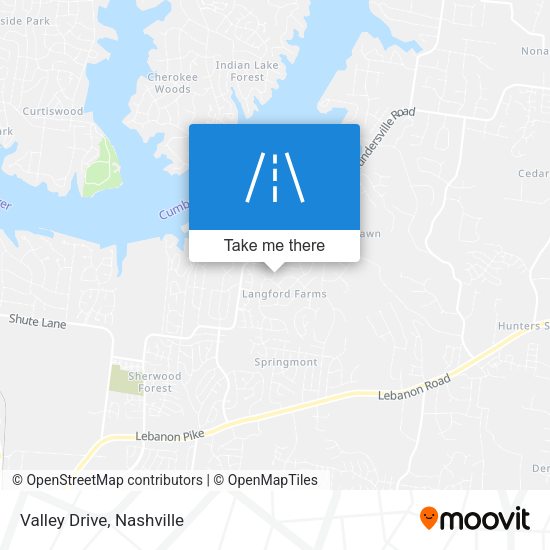 Mapa de Valley Drive