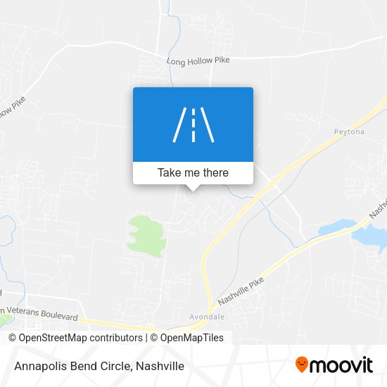 Annapolis Bend Circle map