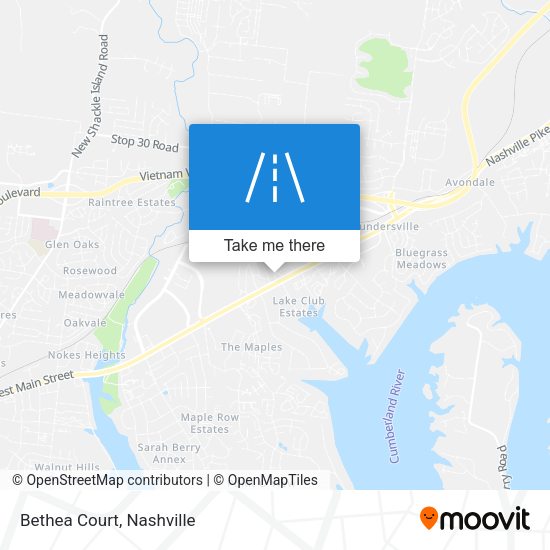 Mapa de Bethea Court