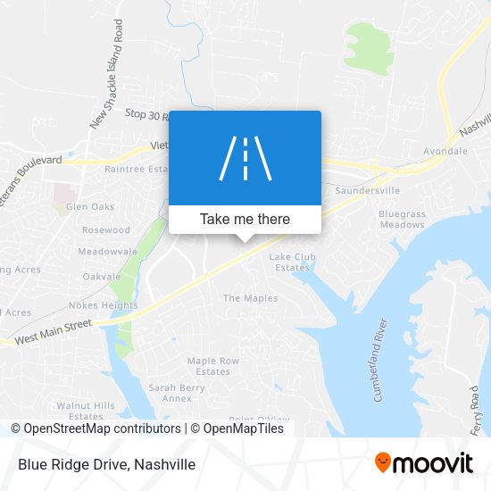 Mapa de Blue Ridge Drive