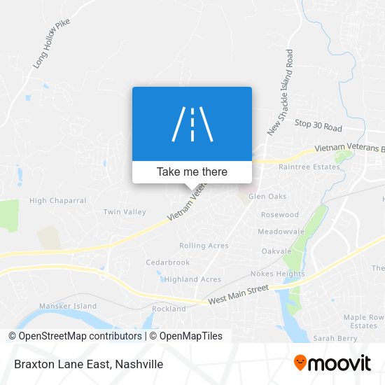 Mapa de Braxton Lane East