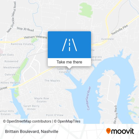Mapa de Brittain Boulevard