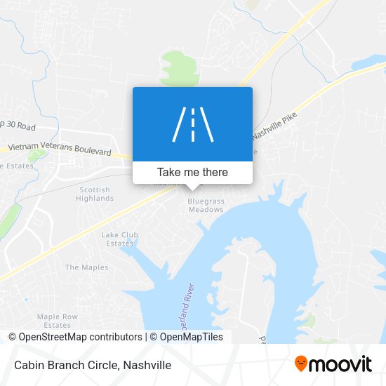 Mapa de Cabin Branch Circle