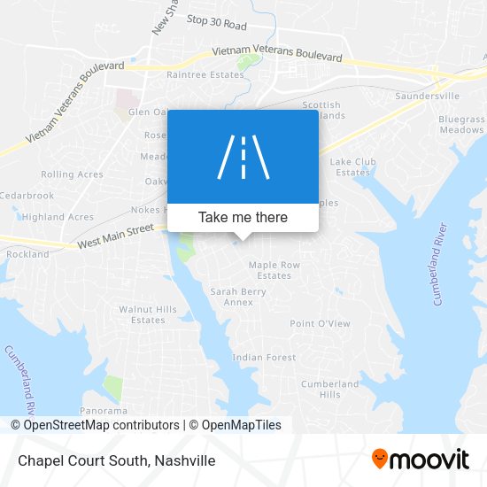 Mapa de Chapel Court South