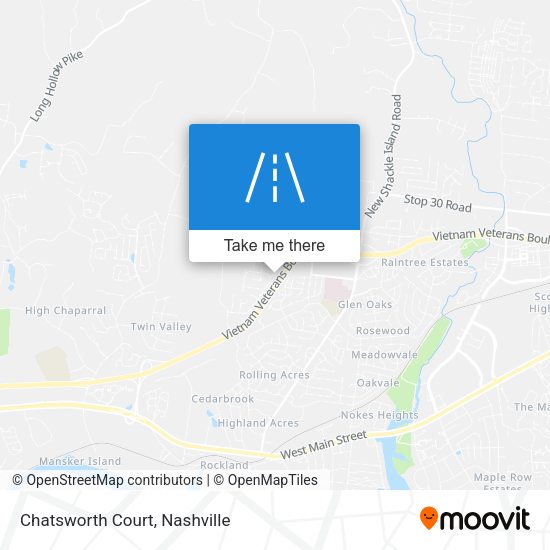 Chatsworth Court map