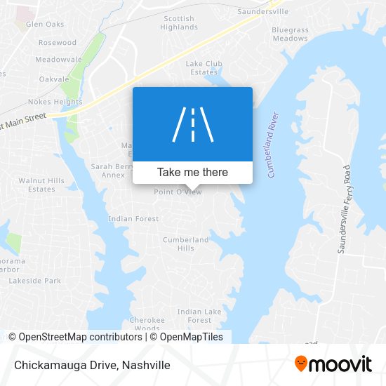 Chickamauga Drive map