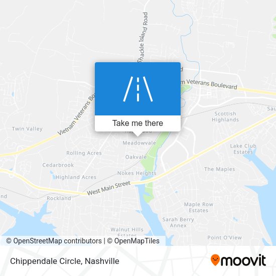 Chippendale Circle map