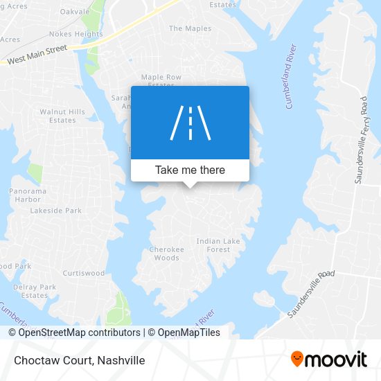 Mapa de Choctaw Court