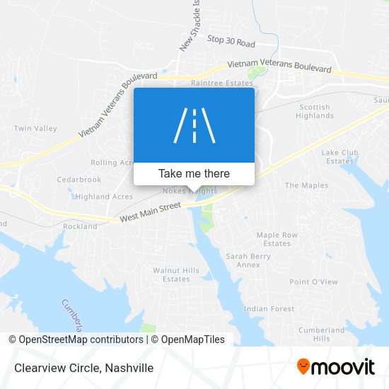 Clearview Circle map
