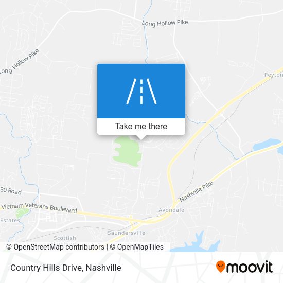 Mapa de Country Hills Drive
