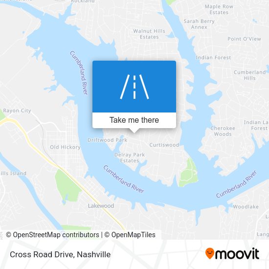 Mapa de Cross Road Drive