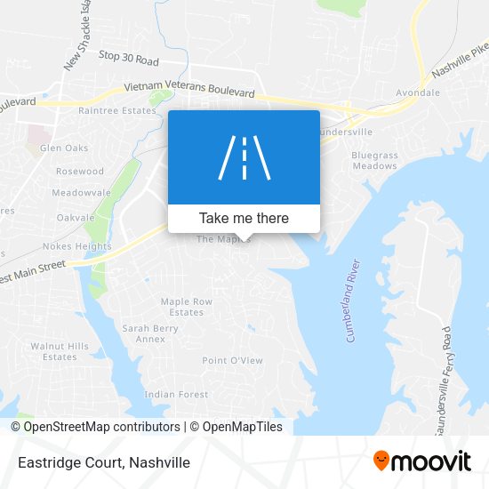 Mapa de Eastridge Court