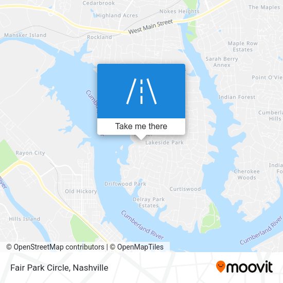 Fair Park Circle map