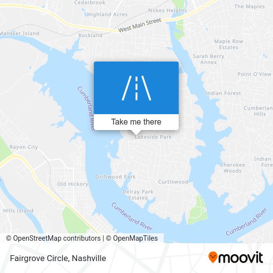 Mapa de Fairgrove Circle