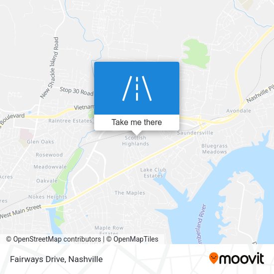 Mapa de Fairways Drive