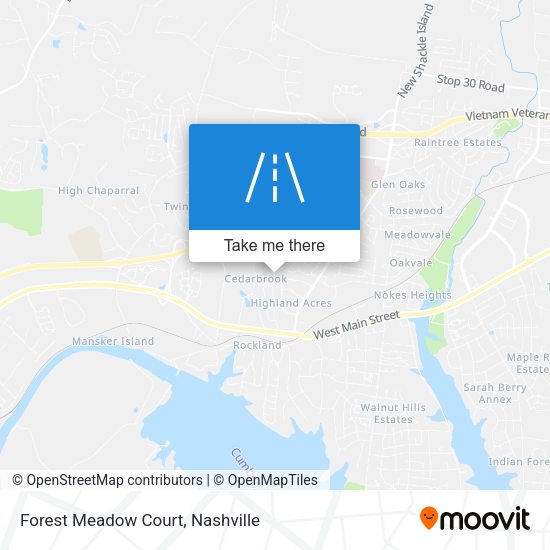Forest Meadow Court map