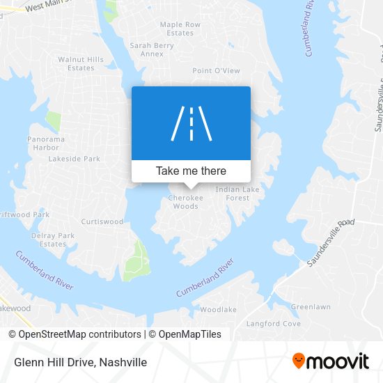 Mapa de Glenn Hill Drive