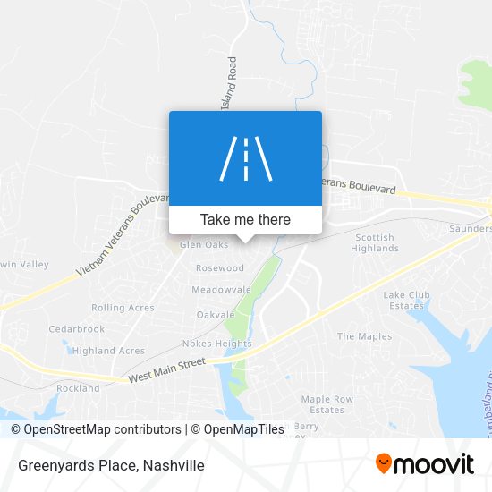 Mapa de Greenyards Place