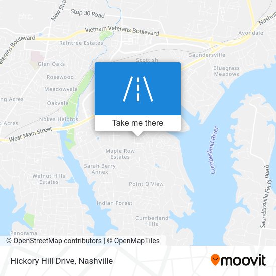 Mapa de Hickory Hill Drive