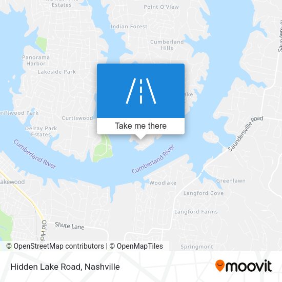 Mapa de Hidden Lake Road