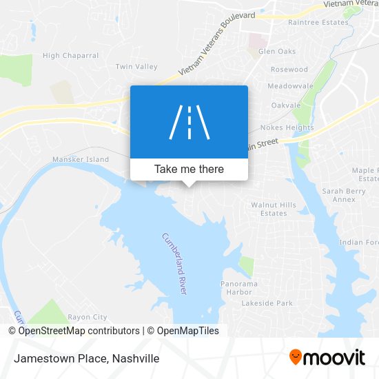 Mapa de Jamestown Place