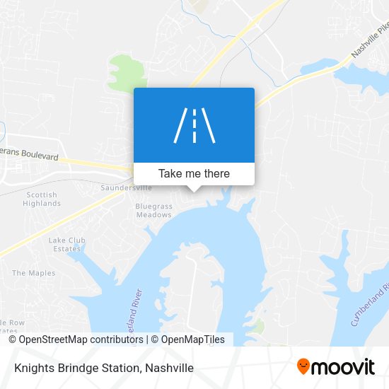 Knights Brindge Station map