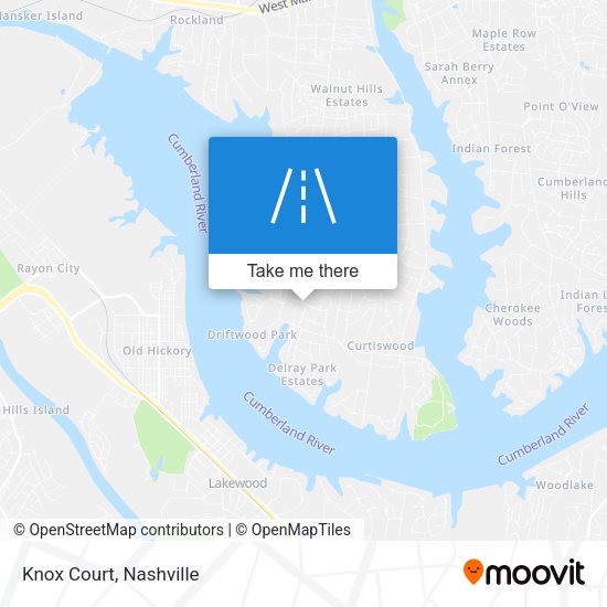 Mapa de Knox Court