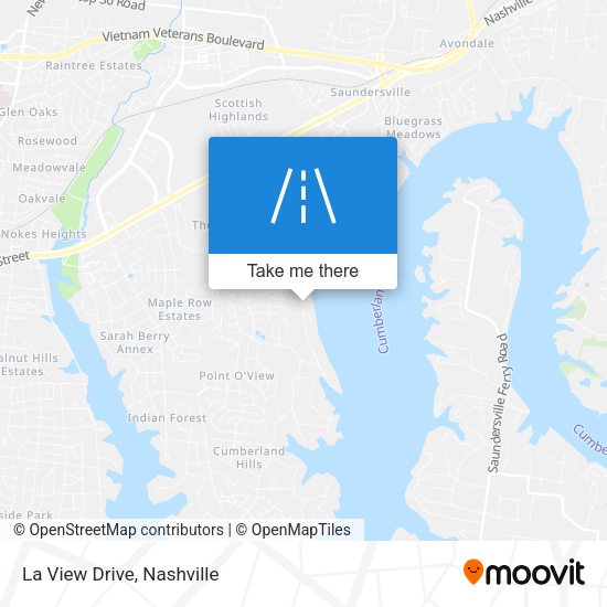 Mapa de La View Drive