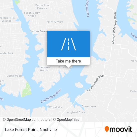 Lake Forest Point map