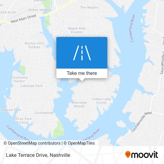 Lake Terrace Drive map