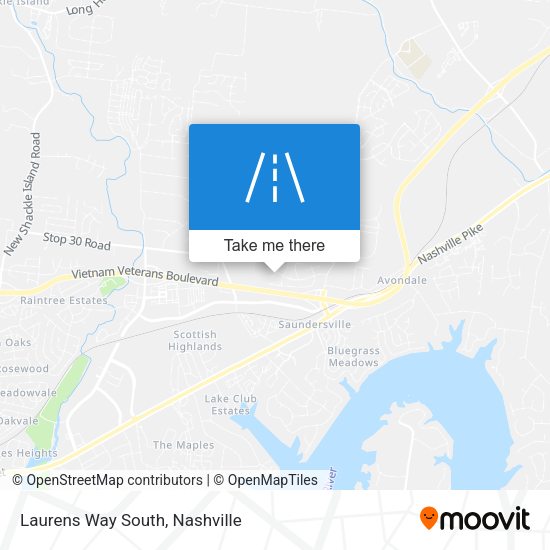 Mapa de Laurens Way South