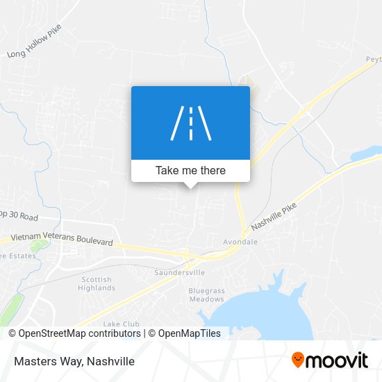 Mapa de Masters Way