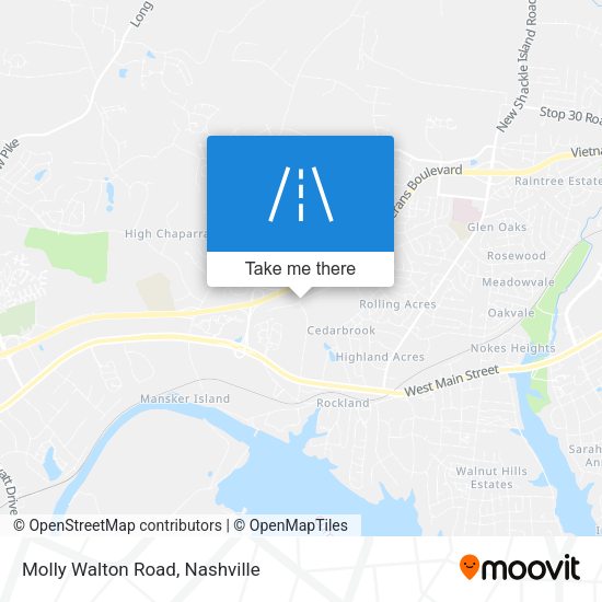 Molly Walton Road map