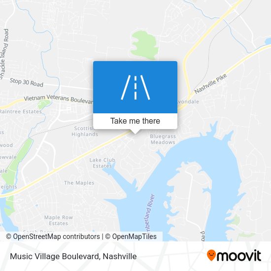 Mapa de Music Village Boulevard