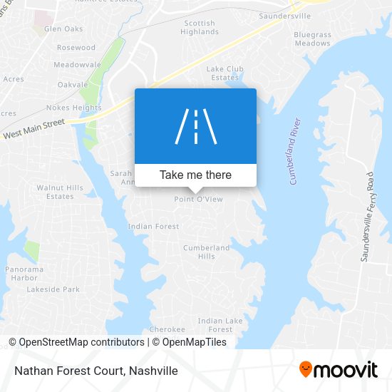 Mapa de Nathan Forest Court